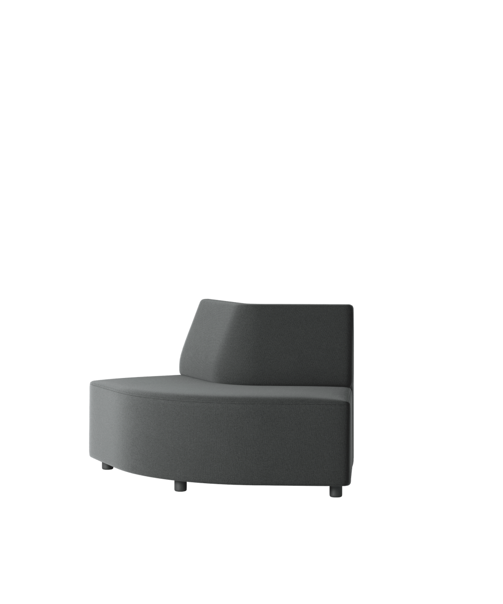 OCEE&FOUR – Soft Seating – FourLikes Sofa – 120 Convex Low Back - Packshot Image 1