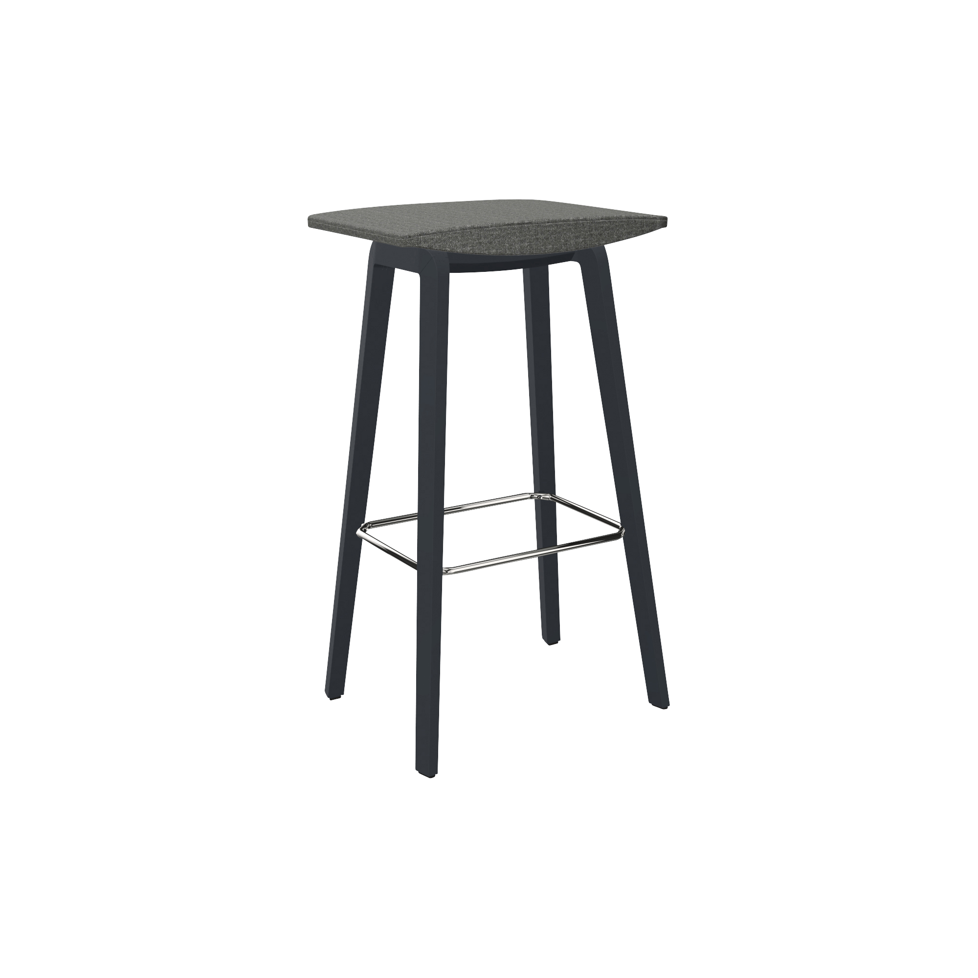 tall black stool