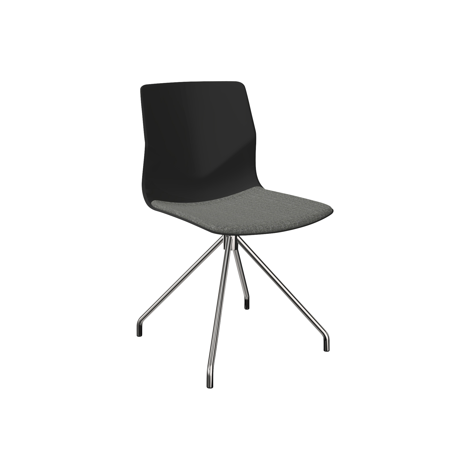 A black and grey chair