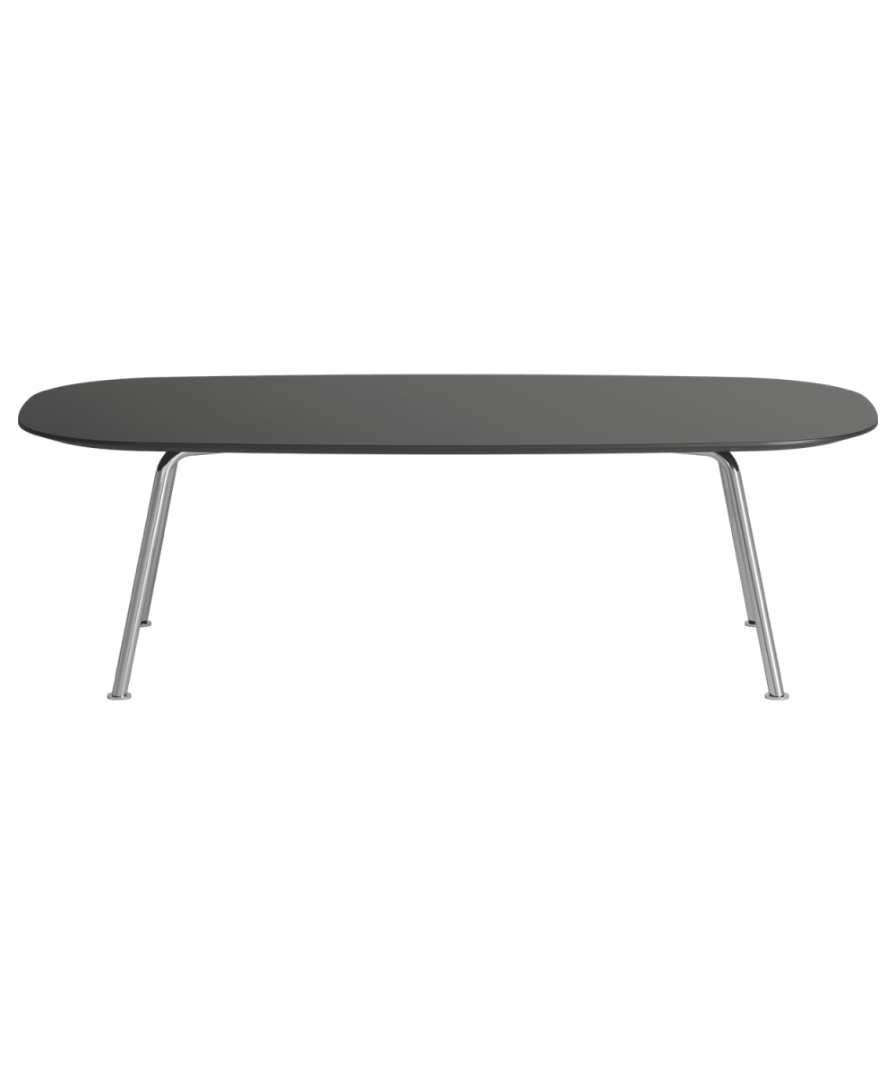 Ocee-Design---DISHYCOFFEE-L---Coffee-table----Black-and-Chrome---Long-tube-table---Breakout-area-2