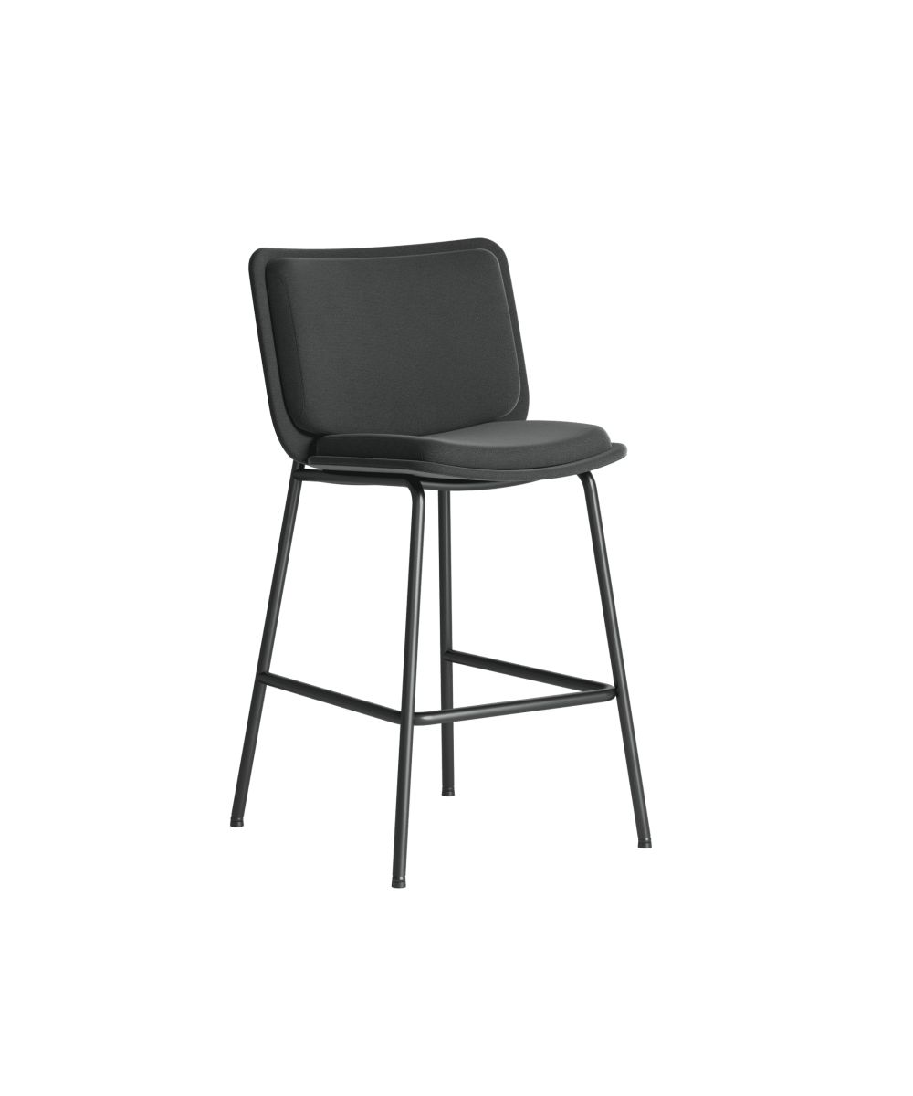 OCEE_FOUR – Stools _ Benches – FourAll Stool Fully Upholstered – Packshot Image 1