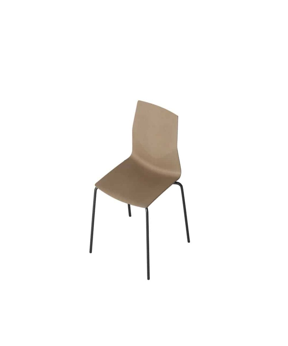 OCEE&FOUR – Chairs – FourCast 2 Four – Veneer shell - Packshot Image 4 Large