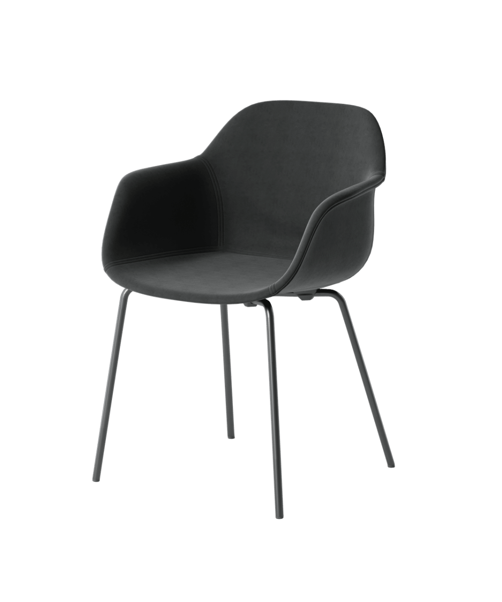 OCEE&FOUR – Chairs – FourMe 44 – Plastic Shell - Fully Upholstered - Packshot Image 1 Large