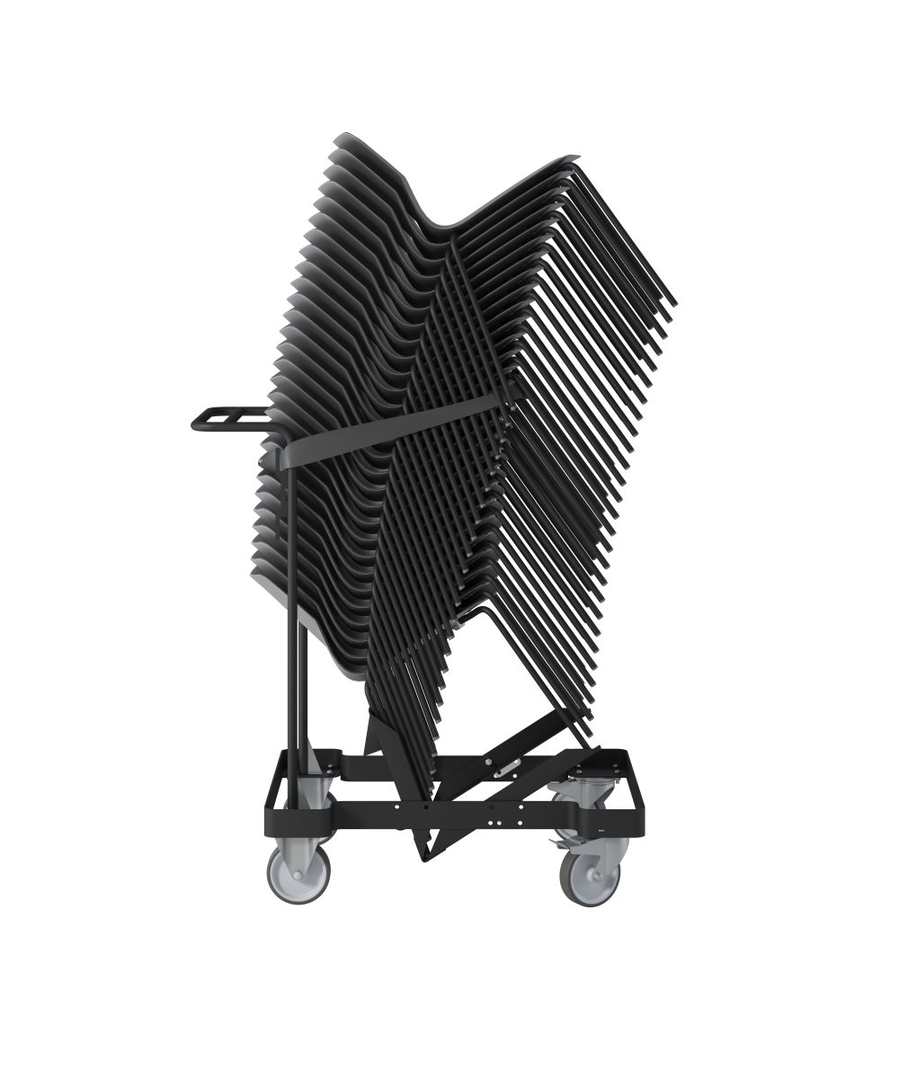 Four Design - ACTR001 - Dolly chair trolley - All Four Design chairs - Stacking FourSure 44 2