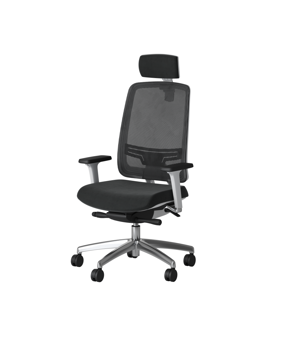 OCEE DESIGN - ABM1W - Absolute mesh back task chair with white frame 1