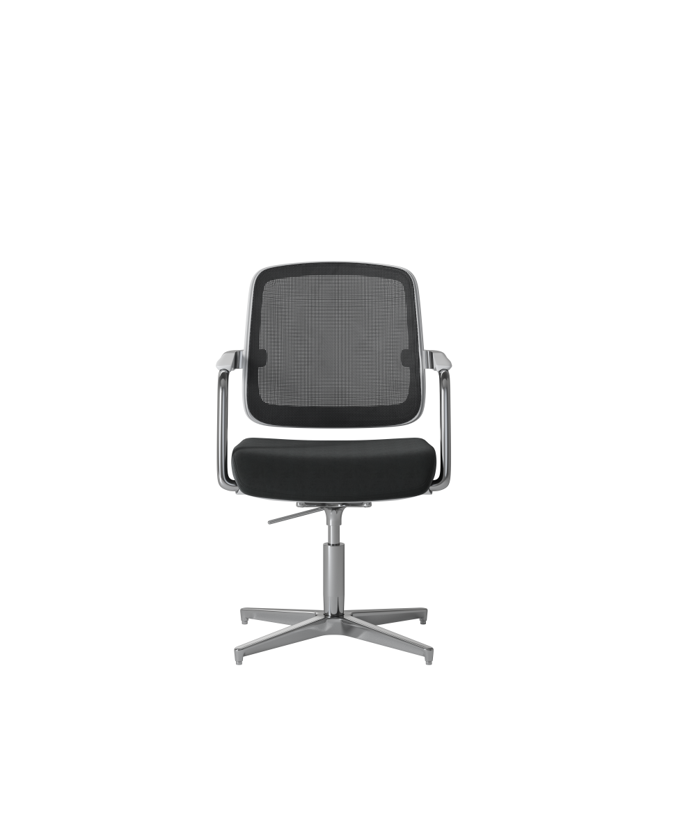 OCEE DESIGN - abm4W - Mesh white 4 star base chair 1