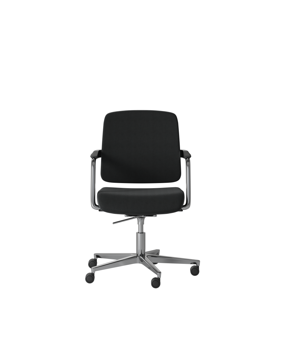 OCEE DESIGN - abup5 - Upholstered 5 star base with castors chair 1