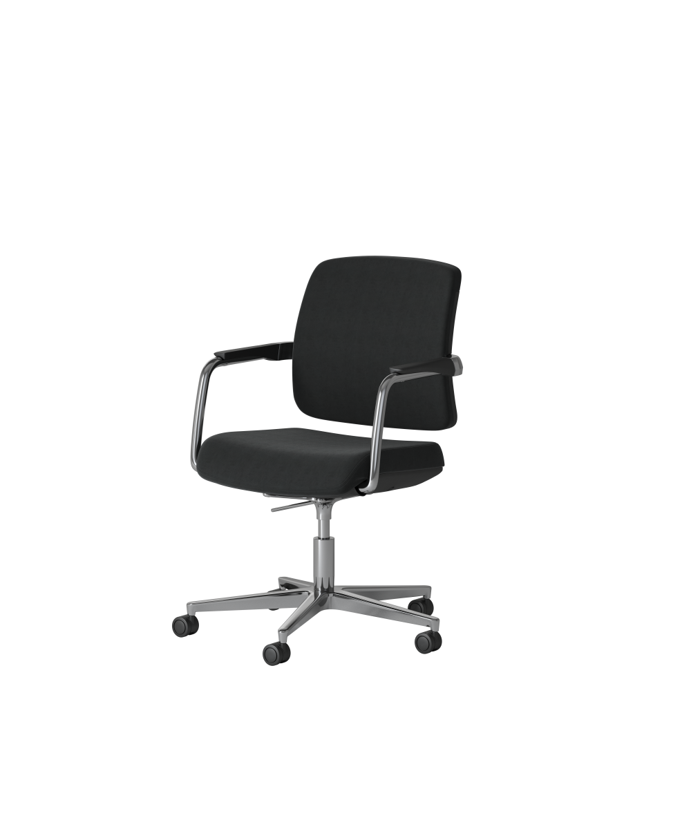 OCEE DESIGN - abup5 - Upholstered 5 star base with castors chair 2