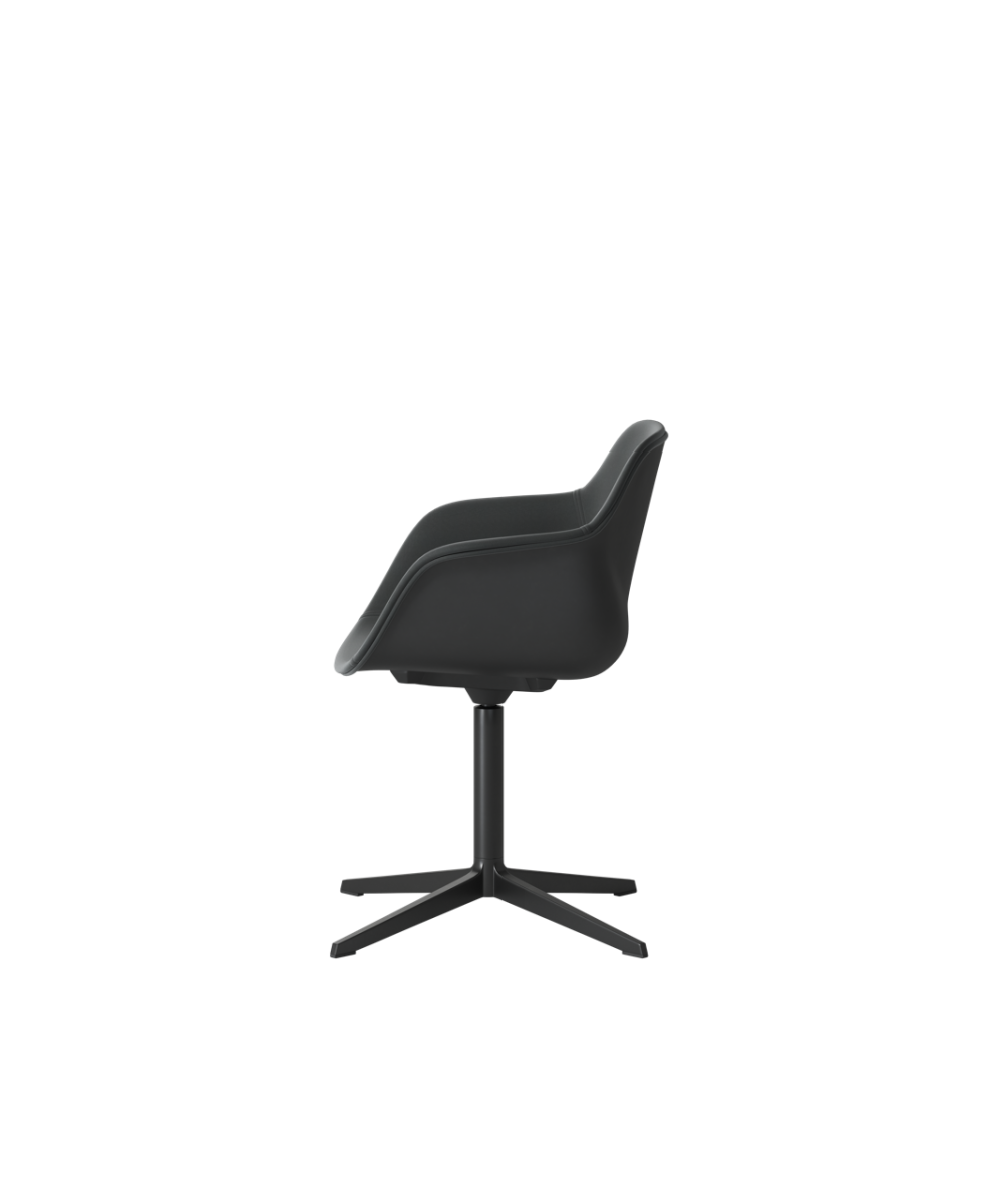 OCEE&FOUR – Chairs – FourMe Lounge – Inner Upholstery - Aluminium 4-star Base - Return - Packshot Image 2 Large