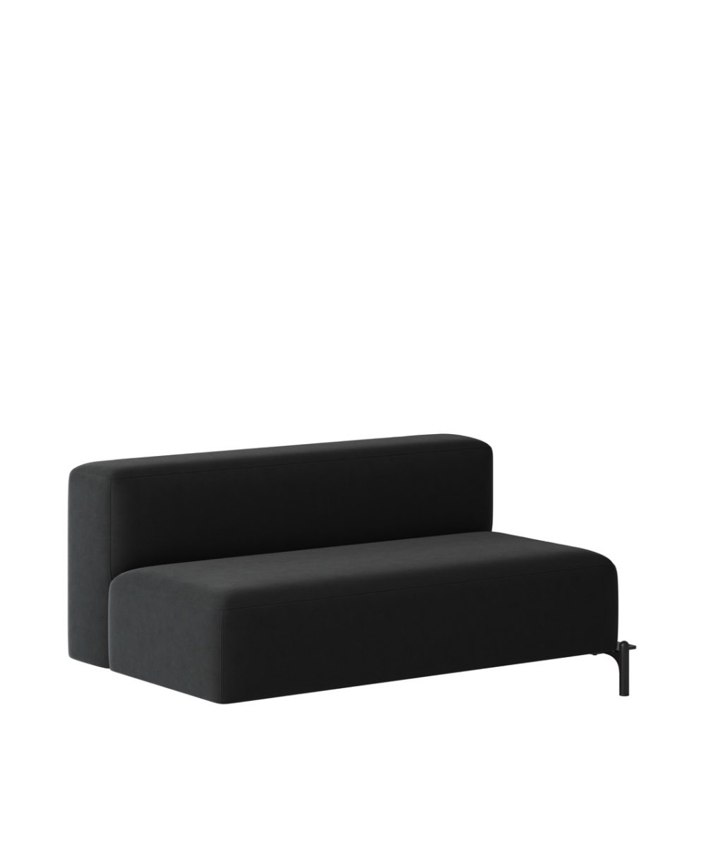 OCEE&FOUR – Soft Seating – FourPeople Modules – 2 Seater - Low Back - Connector Module - Packshot Image 2 Large