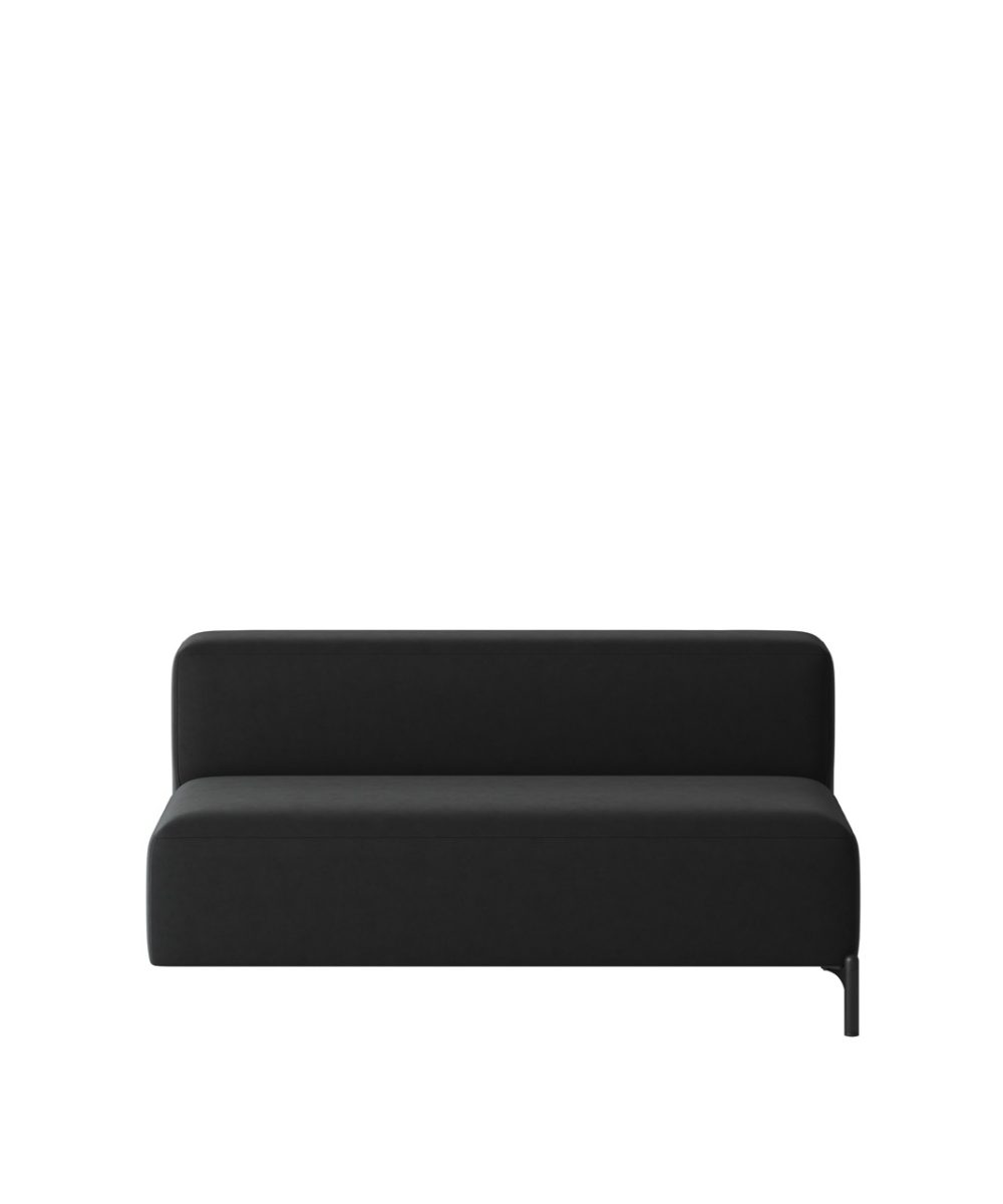 OCEE&FOUR – Soft Seating – FourPeople Modules – 2 Seater - Low Back - End Module - Packshot Image 1 Large
