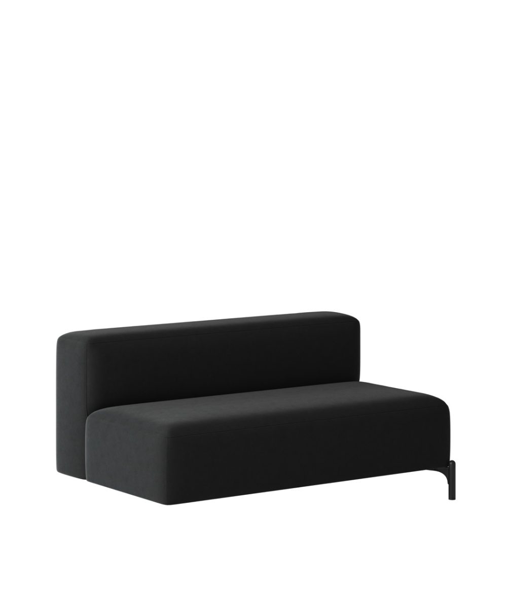 OCEE&FOUR – Soft Seating – FourPeople Modules – 2 Seater - Low Back - End Module - Packshot Image 2 Large