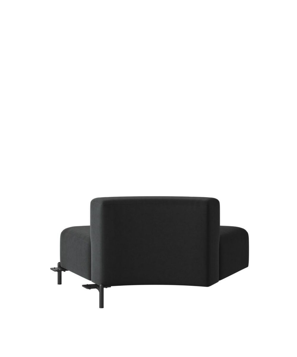 OCEE&FOUR – Soft Seating – FourPeople Modules – Convex - Low Back - Connector Module - Packshot Image 4 Large