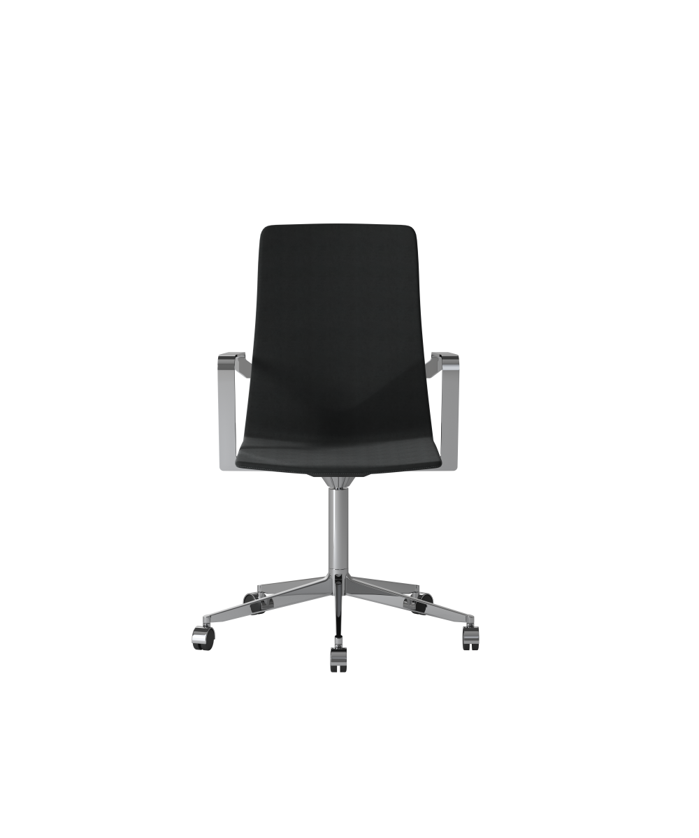 OCEE_FOUR – Chairs – FourCast 2 XL_XL Plus – Plastic shell - Fully Upholstered - Aluminium Frame - Castors - Packshot Image 1