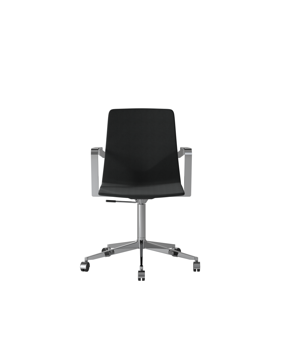 OCEE_FOUR – Chairs – FourCast 2 XL_XL Plus – Plastic shell - Fully Upholstered - Aluminium Frame - Swivel Frame - Castors - Gas lift - Packshot Image 1